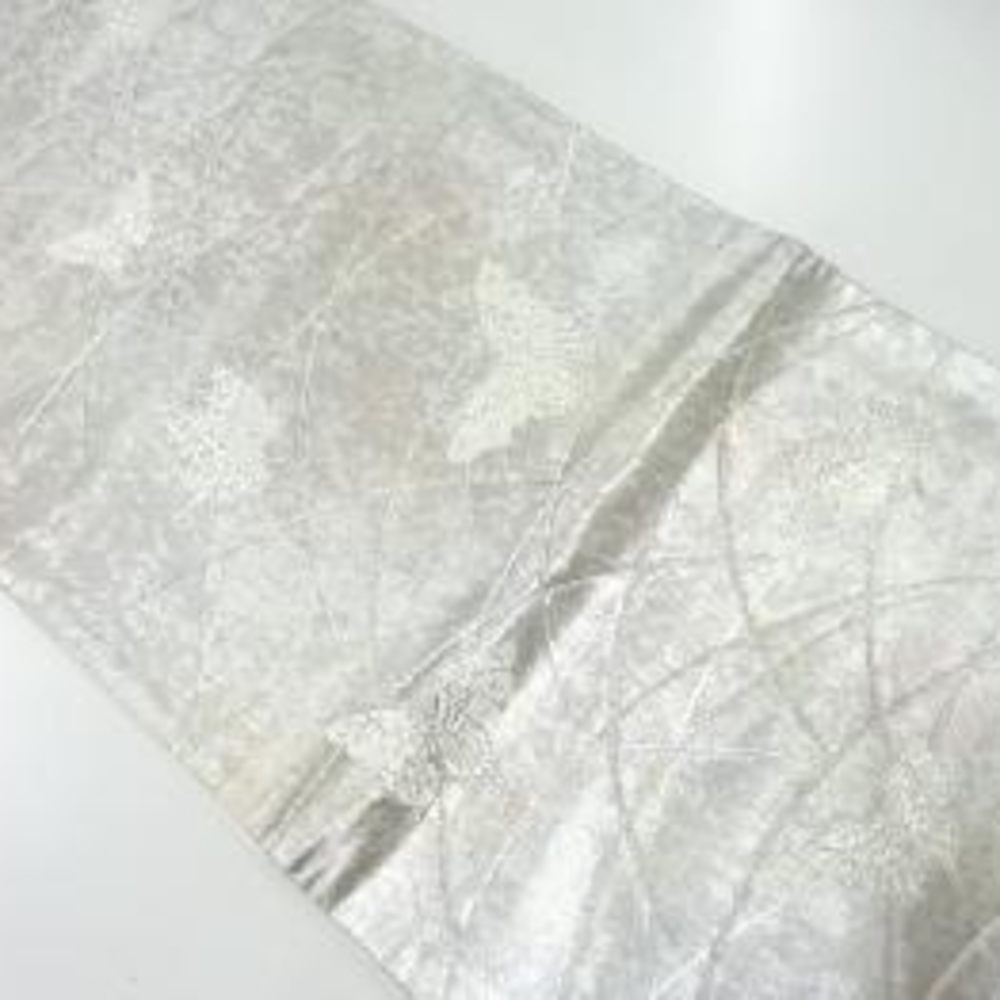 Elegant Silver Butterfly Scarf